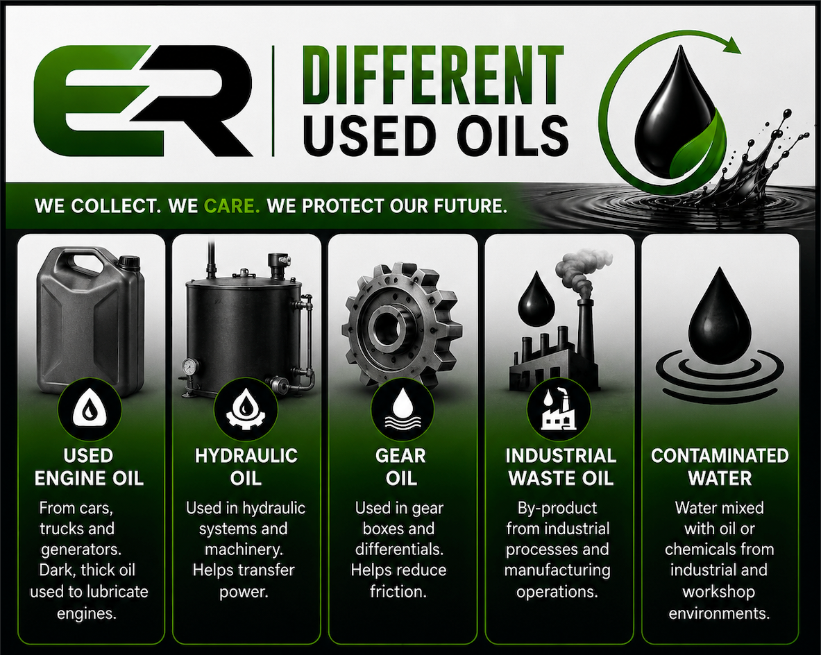 ER Oil Waste Solutions - Used oil canisters
